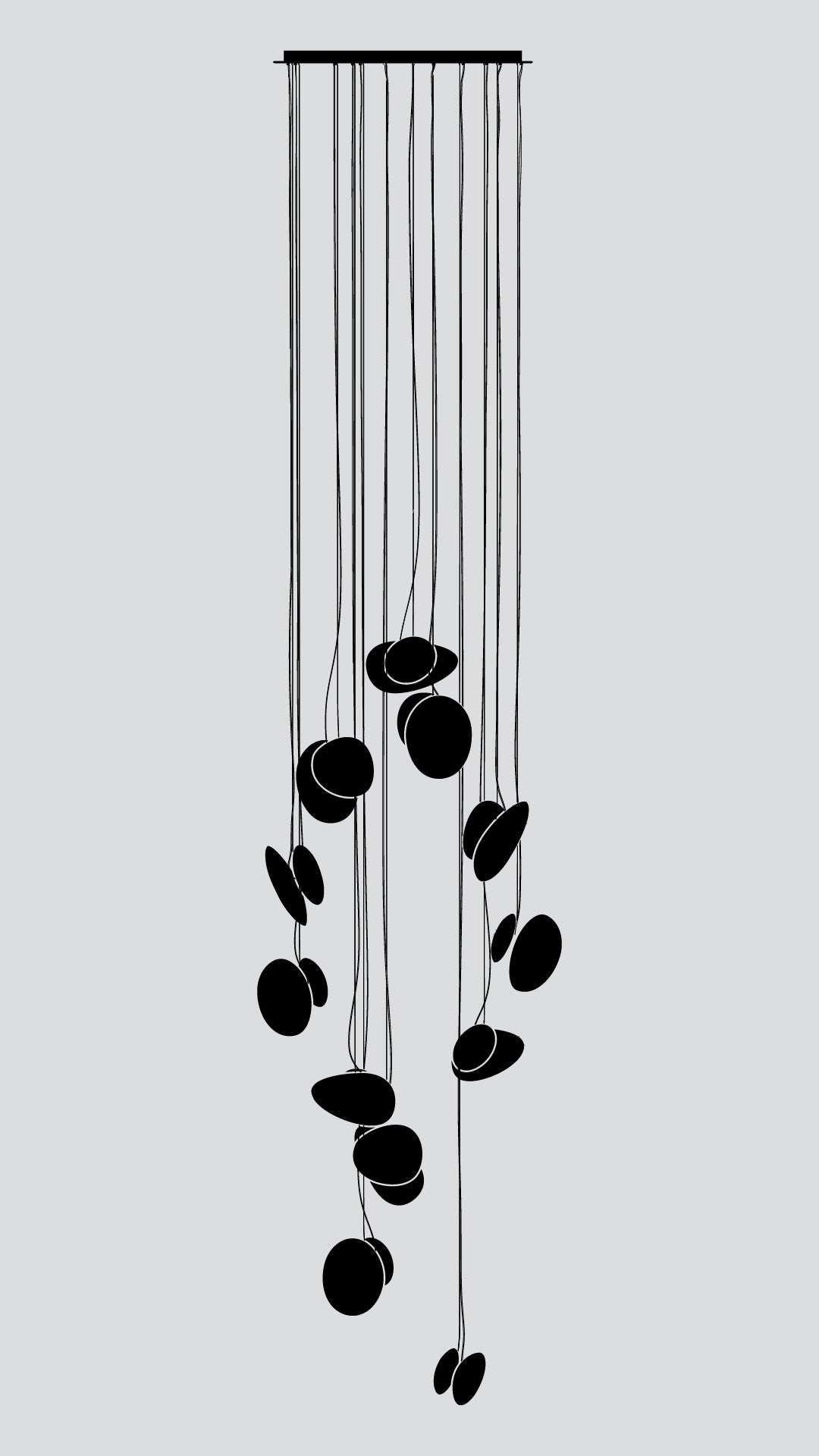 PEBBLE CHANDELIER - 12